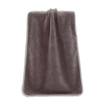 HBBKVI Soft Solid Hand Towels 14" × 30", Thickened Face Towels for Bathroom Hotels, Super Absorbent Quick Dry Towels Brown