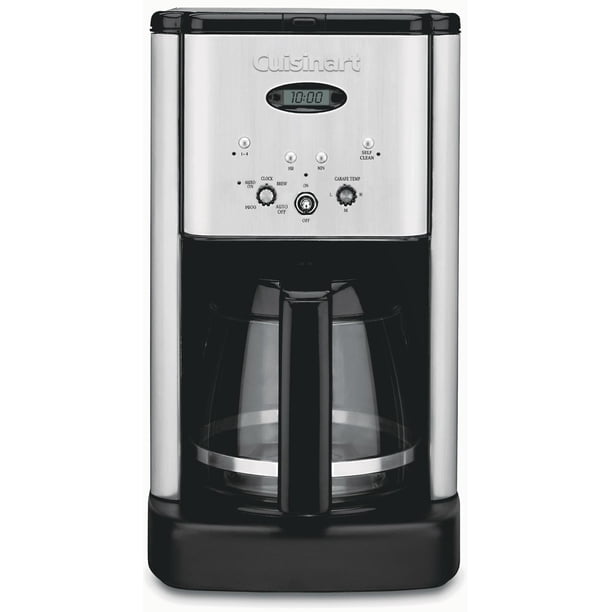 Cuisinart DCC-1200P1 Brew Central Cafetera programable de 12 tazas, jarra, cromo cepillado