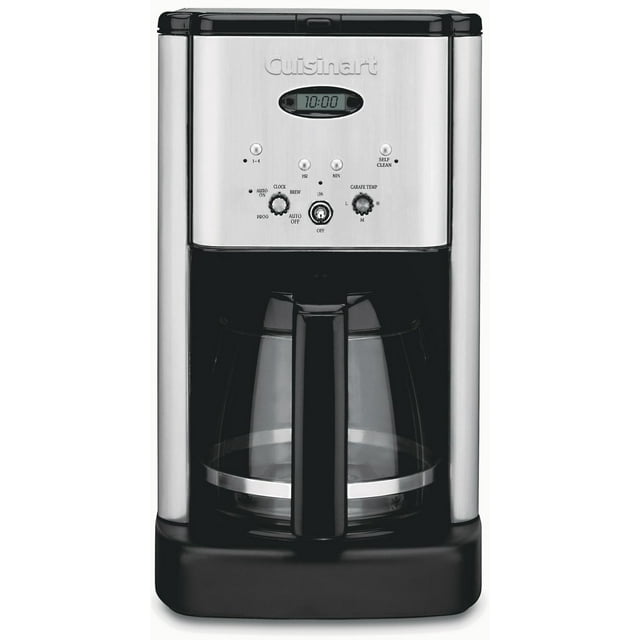 Cuisinart DCC-1200P1 Brew Central Cafetera programable de 12 tazas, jarra, cromo cepillado