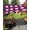 Blue Red, variant on Outdoor Sun Shade Sail 6.5'x10', 4th of July Patio Beach Shade Canopy Cloth Waterproof, Red Blue Plaid Checkered Independence Day TearResistant & UV Protection Sun Sail for Backyard Garden Deck