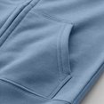thumbnail image 5 of Staki Girl's Solid Hoodie Zip Up Long Sleeve Preppy Cute Sweatshirts Hoodies Tween Girls Trendy Clothes 1-14Y(Blue,9-10 Years), 5 of 7