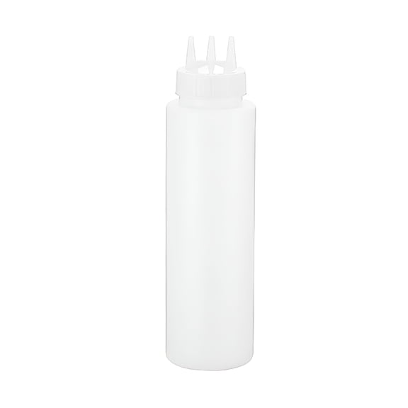 ACDANC Refillable Squeeze Bottle Food Grade 3 Hole Large Capacity Condiment Bottles for Kitchen