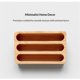 thumbnail image 4 of 2pcs Beech Wood Business Card Holder for Desk, 3 Card Slots Business Card Display Holder Stand, 4 of 5