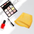 thumbnail image 4 of Unique Bargains 1 Pc Mesh Lipstick Makeup Bag Yellow Polyester, 4 of 6