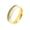 Gold, variant on Women's Stainless Steel Minimalist Chain Design with Synthetic Shell Ring Gold Size 09