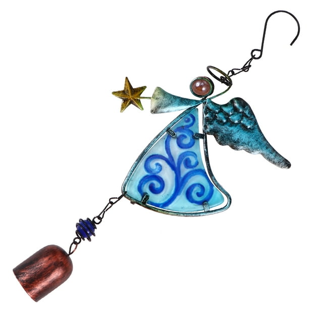Carillons éoliens en forme de cloche d'oiseau peints à la main, décoration d 'extérieur, carillon éolien, pendentifs de porte, décoration exquise, décor  d'extérieur