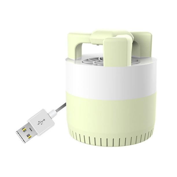 Matamosquitos eléctrico silencioso USB para el hogar y el patio Verde