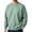 Fluorescent Green^0728J&25, variant on Fleece Lined Mens Sweatshirt Crew Neck Mens Long Sleeve Shirts Big and Tall Basic Casual Plain Winter Warm Fall Mens Pullover Shirts Blue XXL
