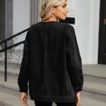 thumbnail image 2 of YTDSCS Women's Button down Jean Jacket V-Neck Long Sleeves Denim Jean Jacket Spring Fall Washed Cowboy Outwear for Womens S-XL, 2 of 8