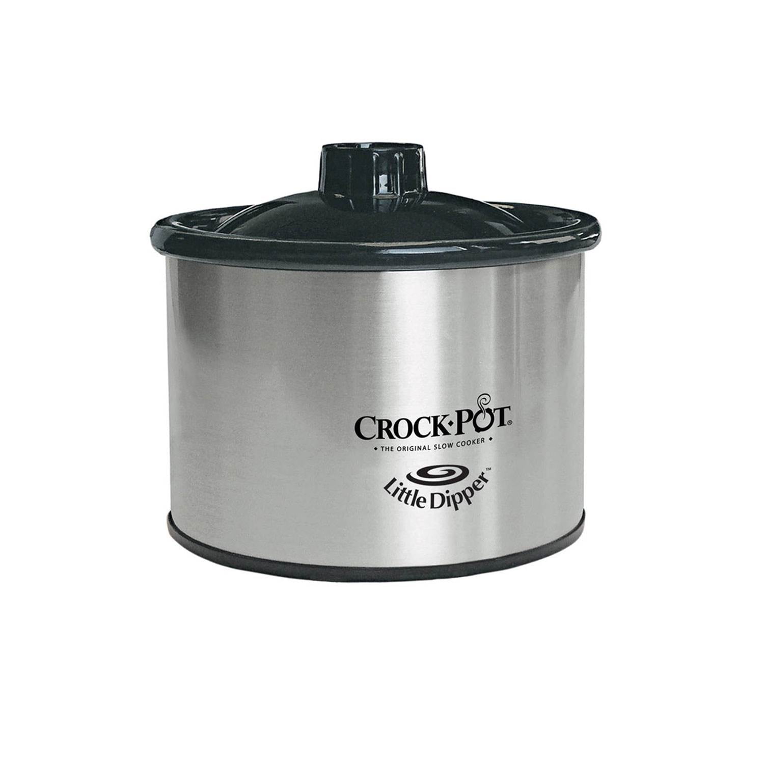  Crockpot SCV803-SS 8 quart Manual Slow Cooker with 16 oz Little  Dipper Food Warmer, Stainless Steel: Home & Kitchen