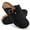 Black, variant on Ecetana Women's Suede Clogs & Mules Cork Footbed Slip On Leather Mules with Arch Support