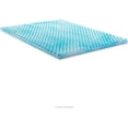 thumbnail image 4 of Linenspa - Colchoneta de Memory Foam con Gel en Remolino - Sobrecolchón de Ondas Refrescante de 7.5 cm - Topper para Colchón - Sensación Suave y Acolchada - Alivia Puntos de Presión - Matrimonial, 4 of 7