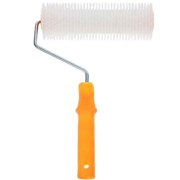 FRCOLOR Self-Leveling Screed Roller with Spiked Design for Flooring, Concrete, and Leveling - 1 Pc