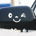 thumbnail image 6 of Smiley Face Car Side Mirror Stickers - Waterproof, Personalized Decals for Scratch Cover, Safety & Decoration, 2 Pcs, 6 of 6