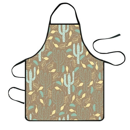 

Home Women Waterproof Cute Cartoon Kitchen Restaurant Cooking Bib Apron Aprons