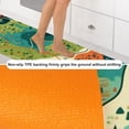 thumbnail image 4 of Map Rectangular Kitchen Mat Runner Rug, 15.7"x59" Washable Absorbent Area Rug, 4 of 6