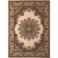 thumbnail image 1 of United Weavers 851 10115 24 1 ft. 11 in. x 3 ft. 3 in. Dallas Floral Kirman Accent Rug, Ivory, 1 of 4