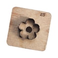 thumbnail image 1 of Troquel de corte de cuero con flores para manualidades, plantilla fácil de usar, manual para álbumes de recortes 25mm, 1 of 7