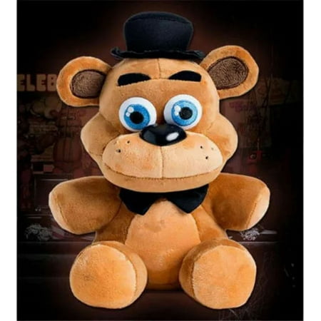 Large Size Five Nights at Freddy's Fnaf Freddy Brown Bear Plush Doll Toy 10"