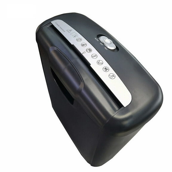 Commercial Office Shredder Paper Destroy Crosscut Heavy-duty Cd Dvd Credit Card Black