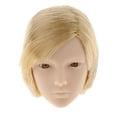 thumbnail image 1 of Esquirla 1:6 Scale Head Sculpt Golden Short Hair For 12" Male Action Figure Body, 1 of 8