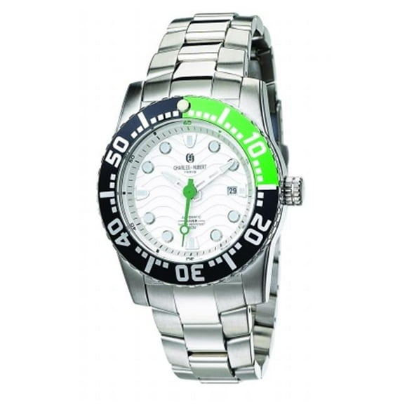 Charles-Hubert- Paris Mens Stainless Steel Automatic Watch #