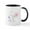 White/Black Inside, variant on CafePress - Snoopy Dandelion Mug - 11 oz Ceramic Mug - Novelty Coffee Tea Cup