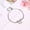 Silver, variant on Fashion Women Girl Crystal Wrist Retro Bracelet Simple Bow Tassel Style 0399-Silver