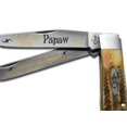 thumbnail image 2 of Case XX Knives Love You Papaw 6.5 BoneStag Trapper 1/500 Stainless Pocket Knife, 2 of 4