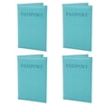 thumbnail image 2 of Porta pasaporte de cuero de PU Porta pasaporte de 4 piezas Cartera para pasaporte Funda para pasaporte Impulsado por el rendimiento Jadeshay  A, 2 of 8
