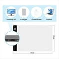 thumbnail image 2 of Tablero de Luz LED A4, Mesa de Luz para Manualidades con Alimentación USB de Brillo Regulable de 3 Niveles para Calco, Bloc de Dibujo con Luz, 2 of 8