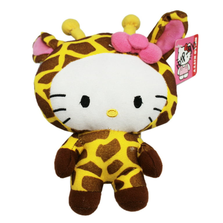 Hello Kitty In A Giraffe Outfit Stuffed Plush Toy (6In) - Walmart.Com