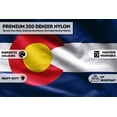 thumbnail image 5 of AGAS Colorado State Flag 6x10 Ft - Double Sided Reverse Print On Back 200D Nylon - Brass Grommets Stitched Edges Fade Proof Sharp Colors - Fade Proof Sharp Colors, 5 of 7
