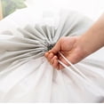 thumbnail image 2 of Large Drawstring Storage Bag Anti Dust Clothes Blanket Quilt Organizer Pouch, 2 of 7