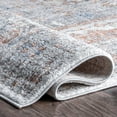 thumbnail image 6 of nuLOOM Vintage Jacquie Floral Area Rug, 9' x 12', Silver, 6 of 10