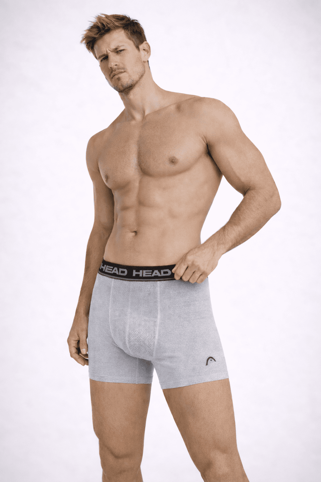 Men’s HEAD Performance Underwear Boxer Briefs with Mesh Pouch, 6-Pack (Sizes S–XL)
