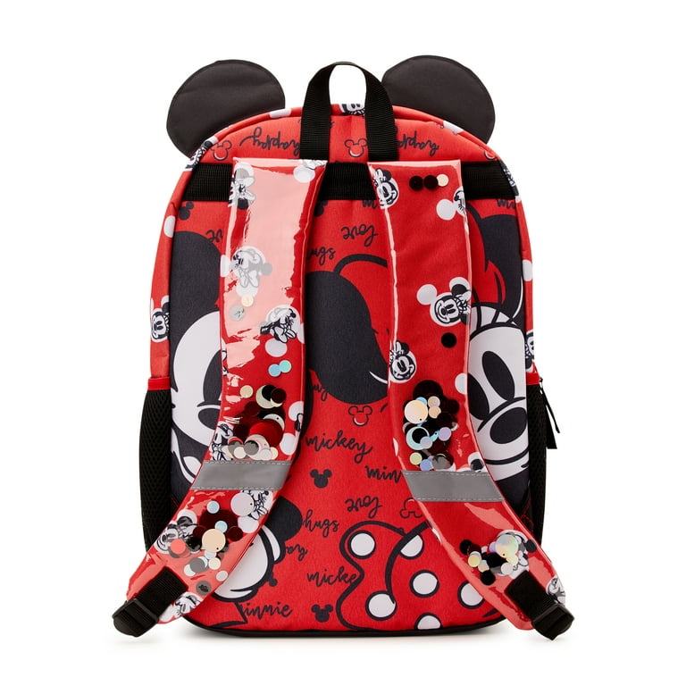 Marvel Mickey Mouse Kids Mickey Ears 17 inch Laptop Backpack, Girl's, Size: Large, Blue