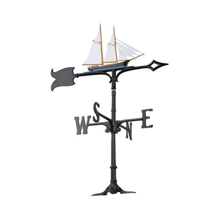 Nautical Collection 03051 30 Schooner Weathervane in Multi-Colored