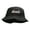Black, variant on The Bronx Embroidered Bucket Hat - Royal OSFM