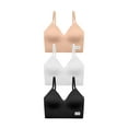 thumbnail image 3 of Livona 3 Pack Sports Bras for Women- Wireless Soft Workout Bra, Padded Fitness Bralette, Comfort Crop Cami Tank S-XXL, 3 of 6