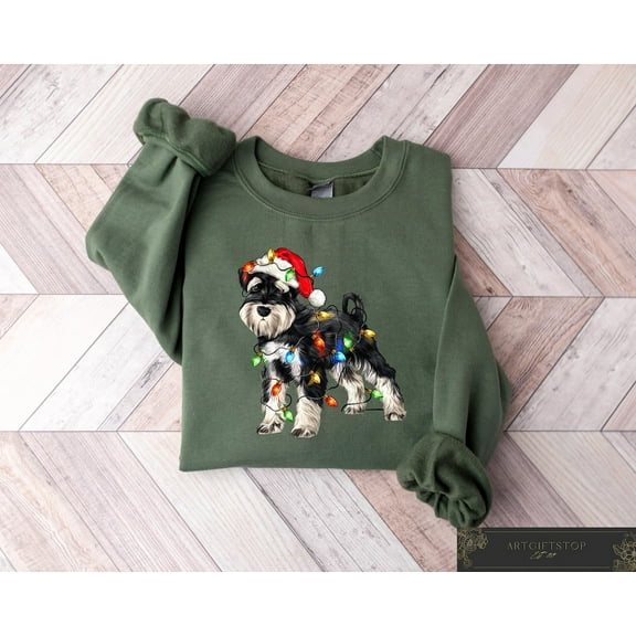 Schnauzer season Dog Sweatshirt, Dog season Sweater, Schnauzer Mom Shirts, Dog Lover, season Dog Crewneck, New Year Dog Sweatshirt, F3176 Tshirt All Size S-5XL
