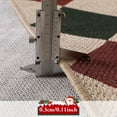 thumbnail image 4 of SUNDEREY 5'x7' Christmas Area Rug,5x7ft Geometric Easy Jute Rug Machine Washable,Checkerboard Indoor Outdoor Carpet, Holiday Xmas Decor Non Slip Carpet for Bedroom Office Couch Entrance,Red&Green, 4 of 8