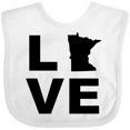 thumbnail image 3 of Inktastic Love Minnesota Boys or Girls Baby Bib, 3 of 4