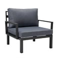 thumbnail image 5 of LeisureMod Hamilton 7-Piece Aluminum Patio Conversation Set With Coffee Table And Cushions-Color:Aluminum,Material:Aluminum, 5 of 20