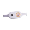 thumbnail image 1 of Almohadilla térmica menstrual Sunnimix cinturón de envoltura de vientre 5 modos de vibración violeta, 1 of 8