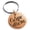 Rose, variant on Stainless Steel Carpe Diem Calligraphy Engraved Small Medallion Circle Charm Keychain Keyring