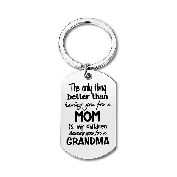 Mom Gift Mom Keychain Grandma to Be Gift Grandma Announcement Gift Future Grandmother Jewelry Gift Appreciation Gift for Mom Grandma Christmas Thanksgiving Mothers Day Birthday Gift