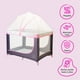 thumbnail image 3 of Cuna Corral Viajero Para Bebé Aeiou Bc001 Con Mosquitero Rosa Estrellas, 3 of 4