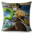 thumbnail image 3 of Fundas de cojín cuadradas con estampado colorido de One Piece de Anime japonés para decoración del hogar, 3 of 5