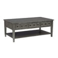 thumbnail image 1 of Linon Sadie Table Basse en Bois avec Rangement, Gris, 1 of 17